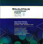 McGlothlin Leadership Forum (2011) by Mason School of Business and William & Mary Law School