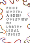 Pride Month: A Brief Overview of LGBTQ+ Legal Issues