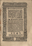 1543: Tractatus de Jurepatronatus by Rochus Curtius