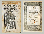 1541 / 1556: Lyttleton Tenures in Englysshe / Lyttilton Tenures by Thomas Littleton