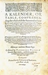 1608: A Kalender by Ferdinando Pulton
