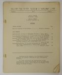 William & Mary Review of Virginia Law Volume 1, Issue 1