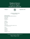 Brigham-Kanner Property Rights Conference Journal, Volume 1