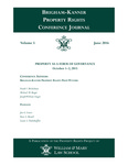 Brigham-Kanner Property Rights Conference Journal, Volume 5