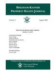 Brigham-Kanner Property Rights Journal, Volume 9 by William & Mary Law School