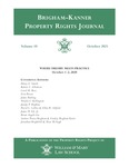 Brigham-Kanner Property Rights Journal, Volume 10