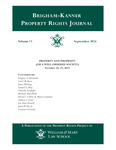 Brigham-Kanner Property Rights Journal, Volume 13 by William & Mary Law School