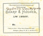 Sydney Smith from Sharp & Hughes, Law Library