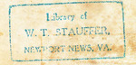 Library of W.T. Stauffer, Newport News, VA