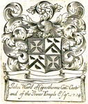 John Ward of Capesthorne Com. Cestr and of the Inner Temple Esqr. 1704