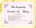 The Property of Joseph C. Diley