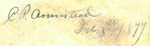 C.P. Armistead Feb. 8th 1877
