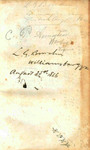 C.P. Armistead Wmsburg Virginia / L.G. Brandin Williamsburg Va August 25th, 1866