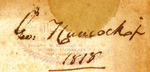 Geo. Hancock Jr. 1818