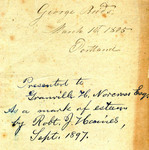 George Reid's, March 1st, 1805 Portland