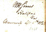 W.H. Sims Halifax Va University Sept 4th 1860