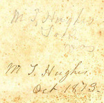 M. J. Hughes Oct 1873