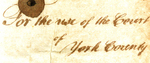 For the use of the Court of York County
