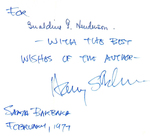 For Geraldine G. Henderson with the best wishes of the author, Harry Ashmore, Santa Barbara, February, 1977