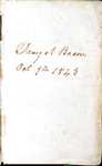 Drury A Bacon, Oct. 9th 1843