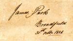 James Parks Broadfield 31st Octbr. 1826