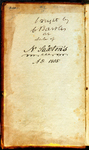 bought by G Bassler at sale of N. Saxton's A.D. 1805