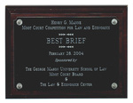 Henry G. Manne Moot Court Competition for Law and Economics: Best Brief