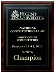 National Constitutional Law Moot Court Competition: Champion