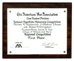 The American Bar Association Law Student Division National Appellate Advocacy Competition: First Place