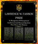 Lawrence W. I'Anson Prize